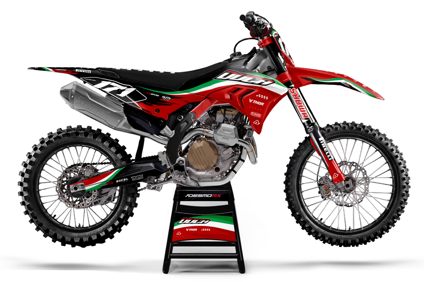 Ducati Rimini Graphics Kit - Desmo 250 MX 450 MX