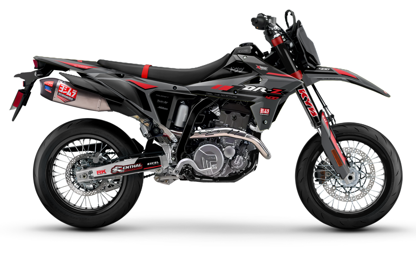 Suzuki DR-Z4S & SM 2025 Yokohama Graphics Kit