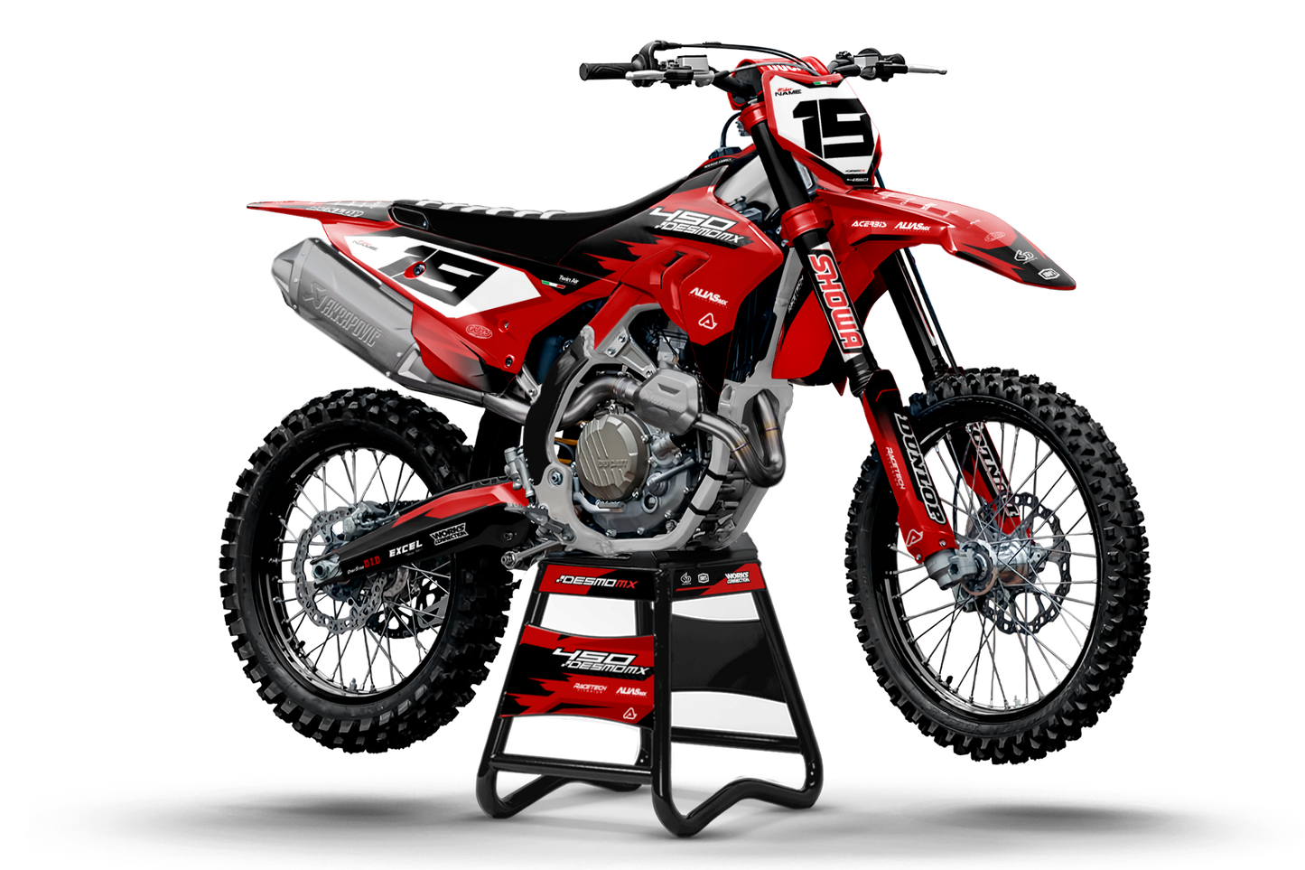 Ducati Ferrara Graphics Kit - Desmo 250 MX 450 MX