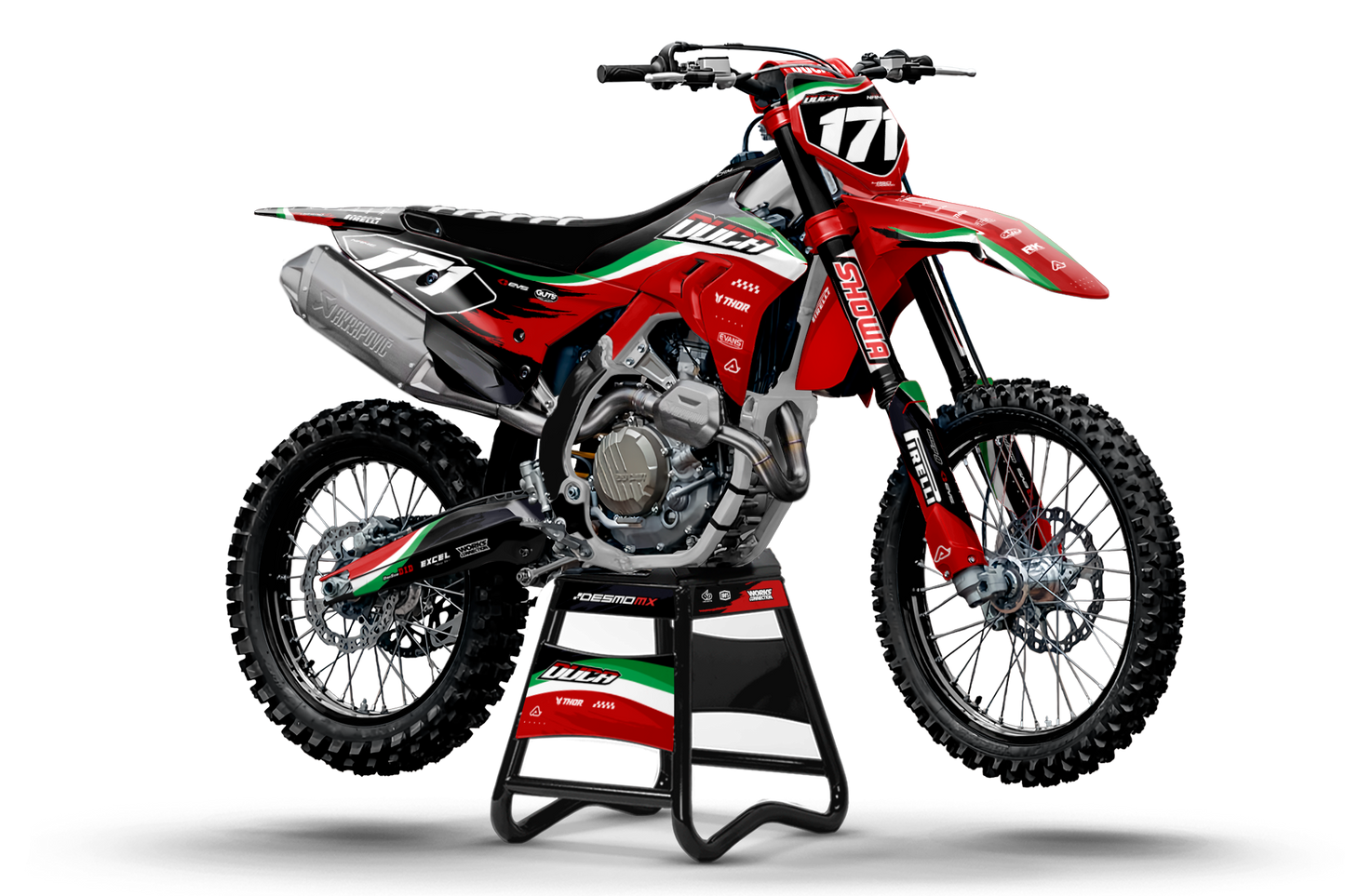 Ducati Rimini Graphics Kit - Desmo 250 MX 450 MX