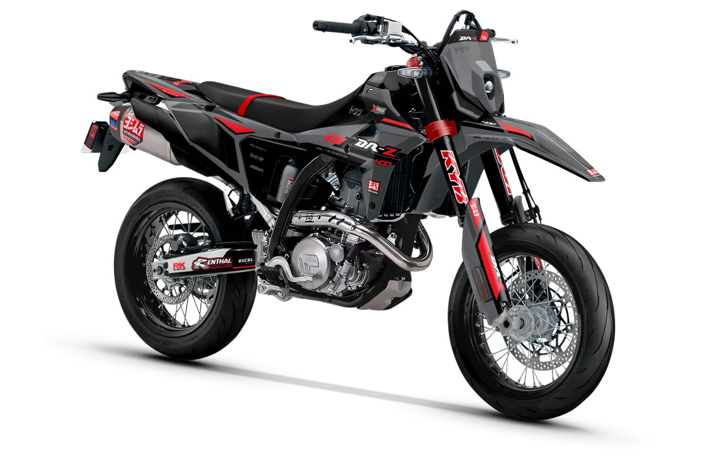 Suzuki DR-Z4S & SM 2025 Yokohama Graphics Kit