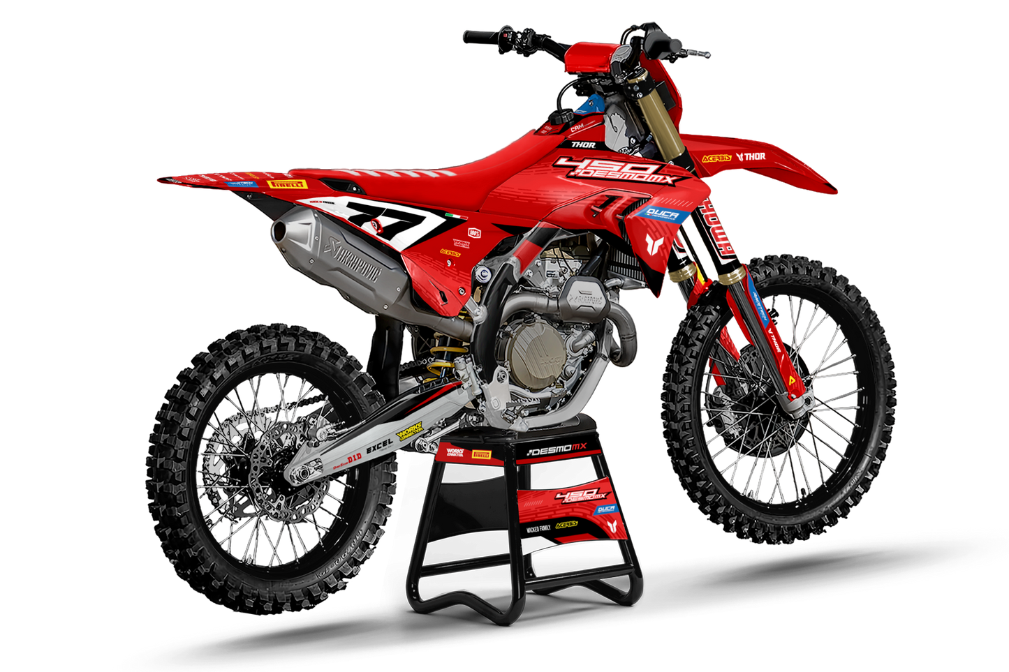 Ducati Imola Graphics Kit - Desmo 250 MX 450 MX