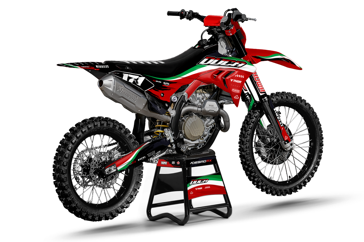 Ducati Rimini Graphics Kit - Desmo 250 MX 450 MX