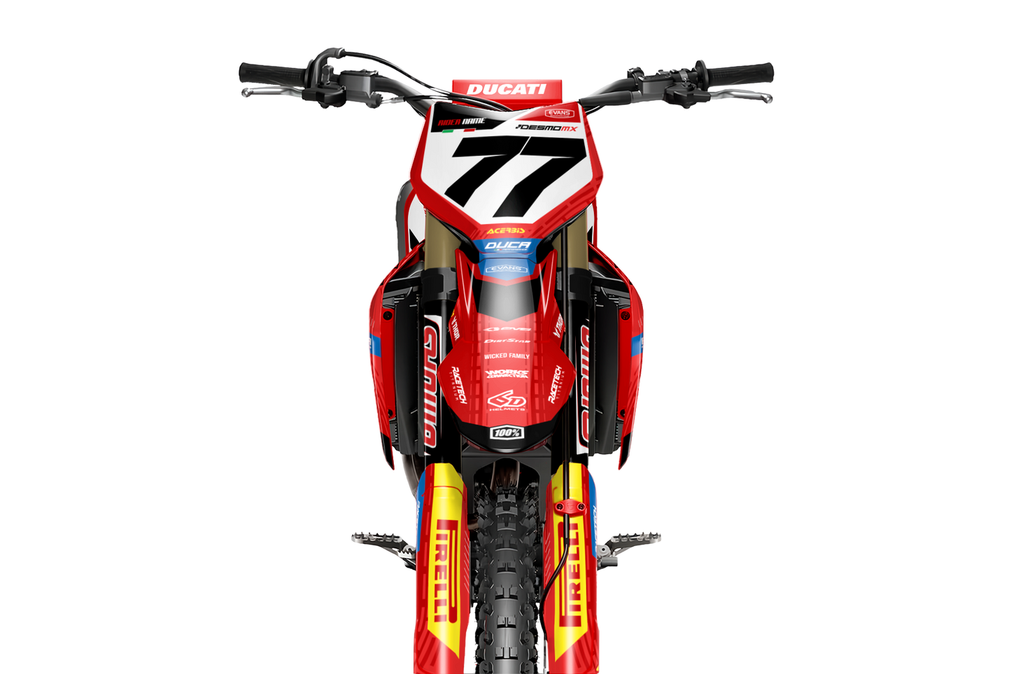 Ducati Imola Graphics Kit - Desmo 250 MX 450 MX