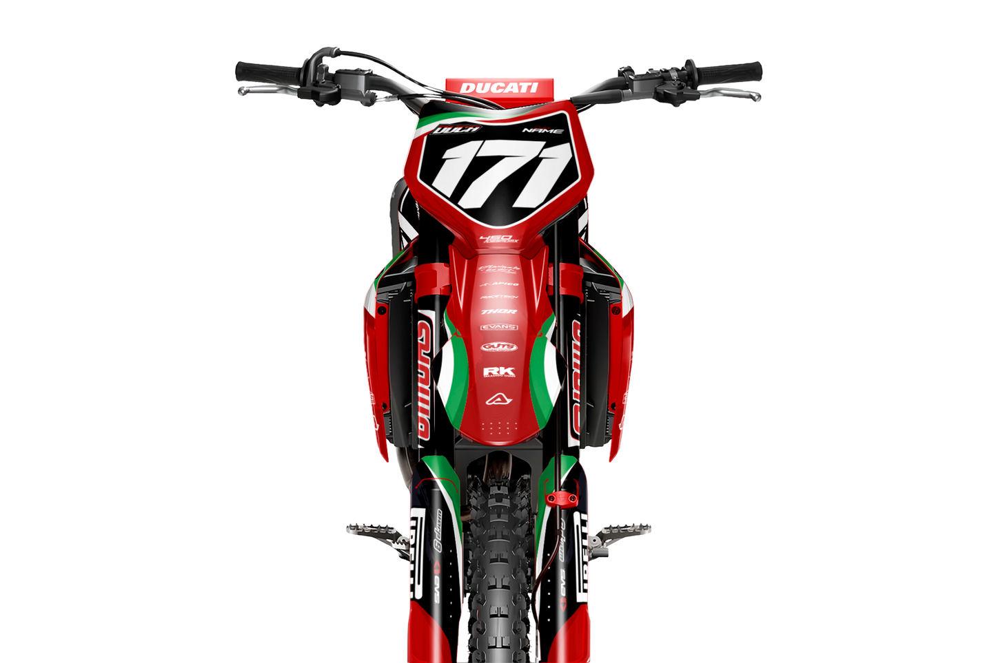 Ducati Rimini Graphics Kit - Desmo 250 MX 450 MX