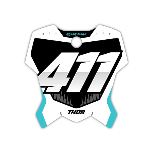 Front Number Plate Graphics Kit - Fits Triumph TF 250-X, TF 450-X