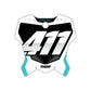 Front Number Plate Graphics Kit - Fits Triumph TF 250-X, TF 450-X