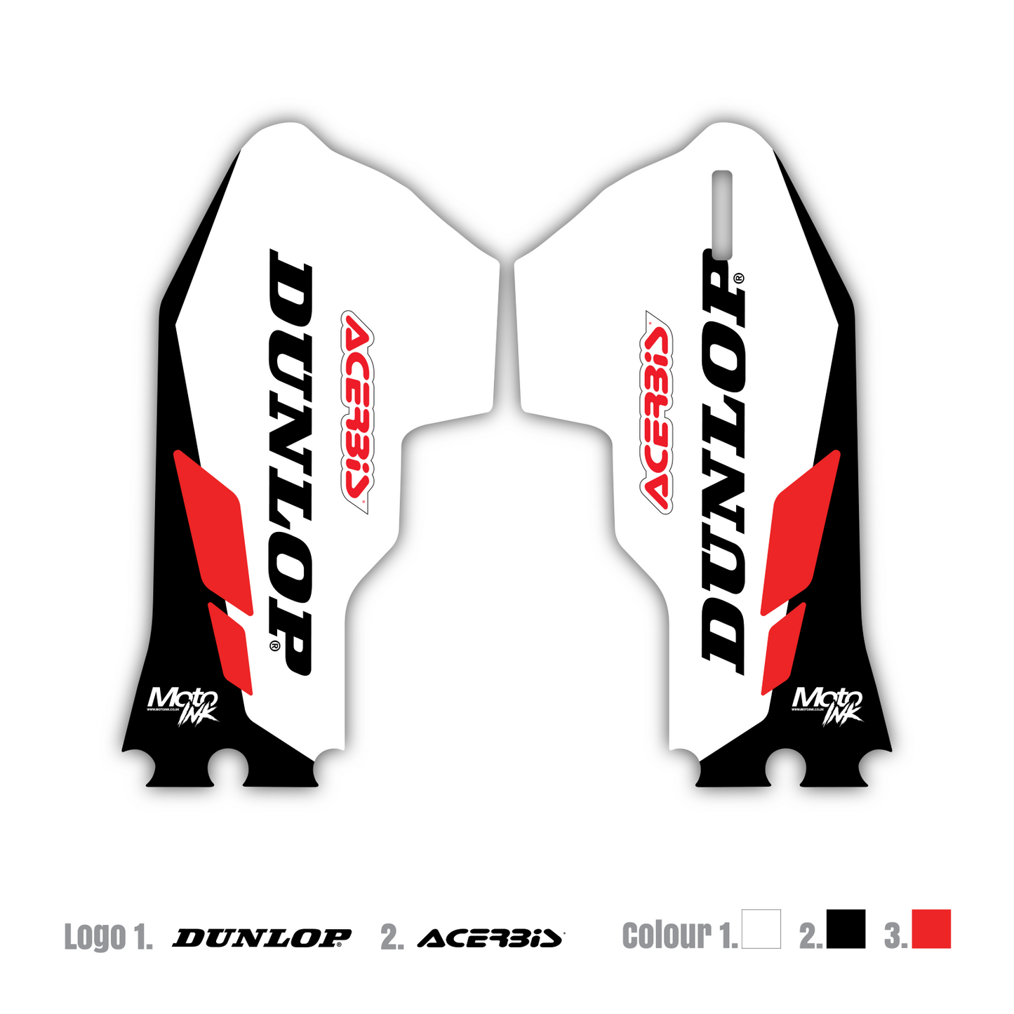 Custom Fork Guard Graphics – MotoInk Signature Edition