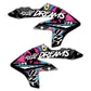 Radiator Shroud Graphics Kit - Fits Yamaha YZ125, YZ250, YZ250F, YZ450F, WR250F, WR450F