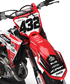 Honda Burketown Graphics Kit - CRF50 CRF110 CR125 CR250 CRF250r CRF450r CRF450RL CRF450RX CRF300L