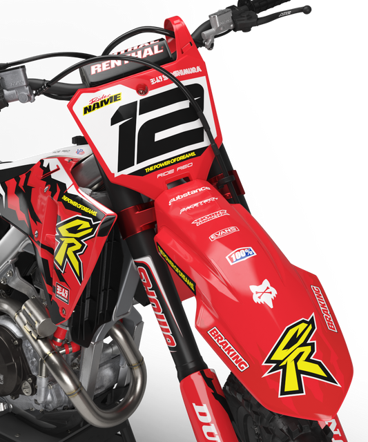 Honda Cleveland Graphics Kit - CRF50 CRF110 CR125 CR250 CRF250r CRF450r CRF450RL CRF450RX CRF300L