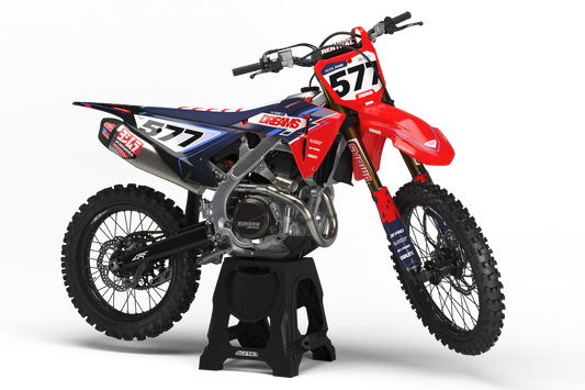 Honda Dreams Graphics Kit - CRF50 CRF110 CR125 CR250 CRF250r CRF450r CRF450RL CRF450RX CRF300L