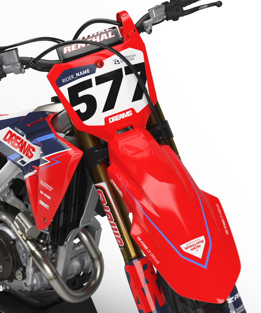 Honda Dreams Graphics Kit - CRF50 CRF110 CR125 CR250 CRF250r CRF450r CRF450RL CRF450RX CRF300L