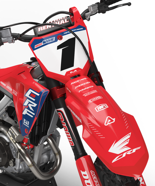 Honda Hamamatsu Graphics Kit - CRF50 CRF110 CR125 CR250 CRF250r CRF450r CRF450RL CRF450RX CRF300L