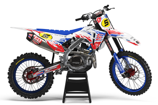 Honda Kashiwa Graphics Kit - CRF50 CRF110 CR125 CR250 CRF250r CRF450r CRF450RL CRF450RX CRF300L