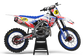Honda Kashiwa Graphics Kit - CRF50 CRF110 CR125 CR250 CRF250r CRF450r CRF450RL CRF450RX CRF300L