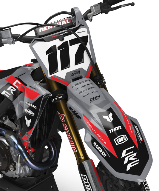 Honda Leipzig Graphics Kit - CRF50 CRF110 CR125 CR250 CRF250r CRF450r CRF450RL CRF450RX CRF300L