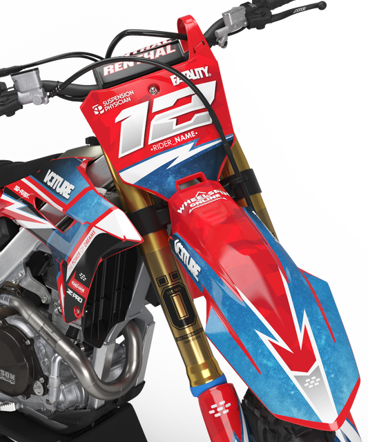 Honda Lite Graphics Kit - CRF50 CRF110 CR125 CR250 CRF250r CRF450r CRF450RL CRF450RX CRF300L
