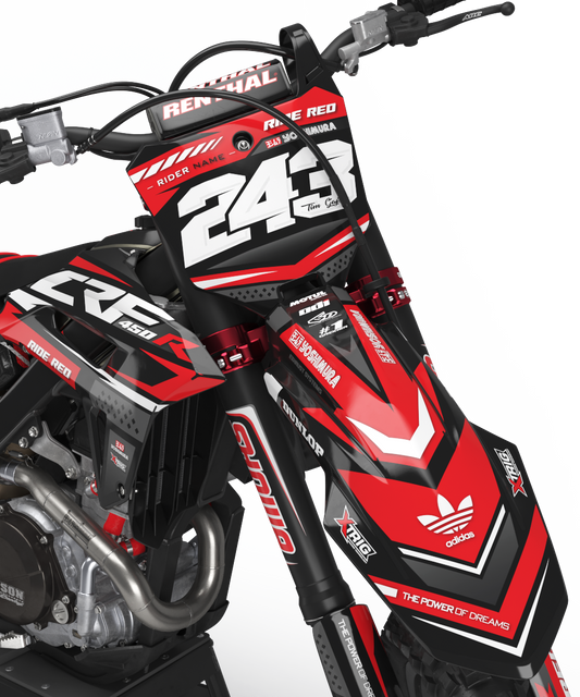 Honda Memphis Graphics Kit - CRF50 CRF110 CR125 CR250 CRF250r CRF450r CRF450RL CRF450RX CRF300L