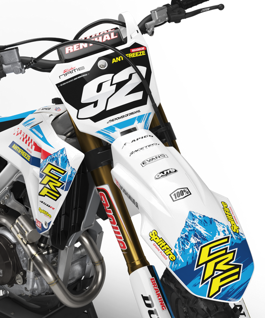Honda Nuuk Graphics Kit - CRF50 CRF110 CR125 CR250 CRF250r CRF450r CRF450RL CRF450RX CRF300L