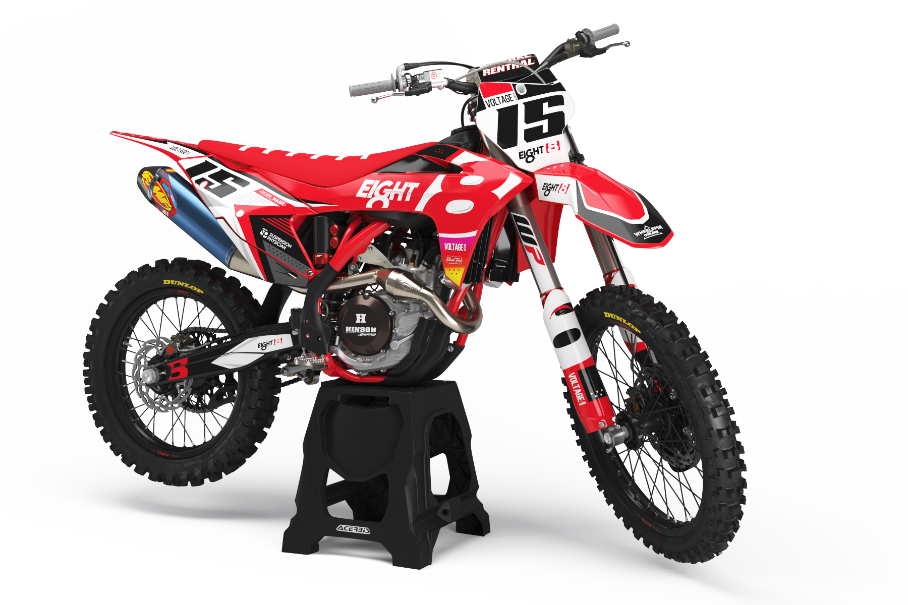GasGas Quaker Graphics Kit - MC50 MC65 MC85 SM700 ES700 MC250F MC350F ...