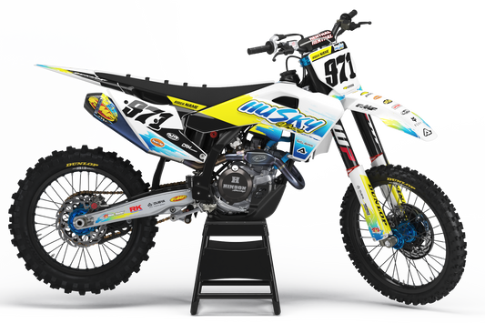 Husqvarna Jomsborg Graphics Kit - TC50 TC65 TC85 701 TC FC FS 125+