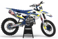 Husqvarna Stavanger Graphics Kit - TC50 TC65 TC85 701 TC FC FS 125+
