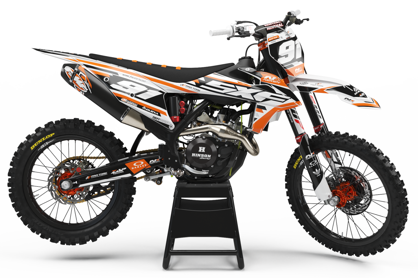 KTM Albuquerque Graphics Kit - SX50 SX65 SX85 SX SXF EXC XC EXCF Six Days 125