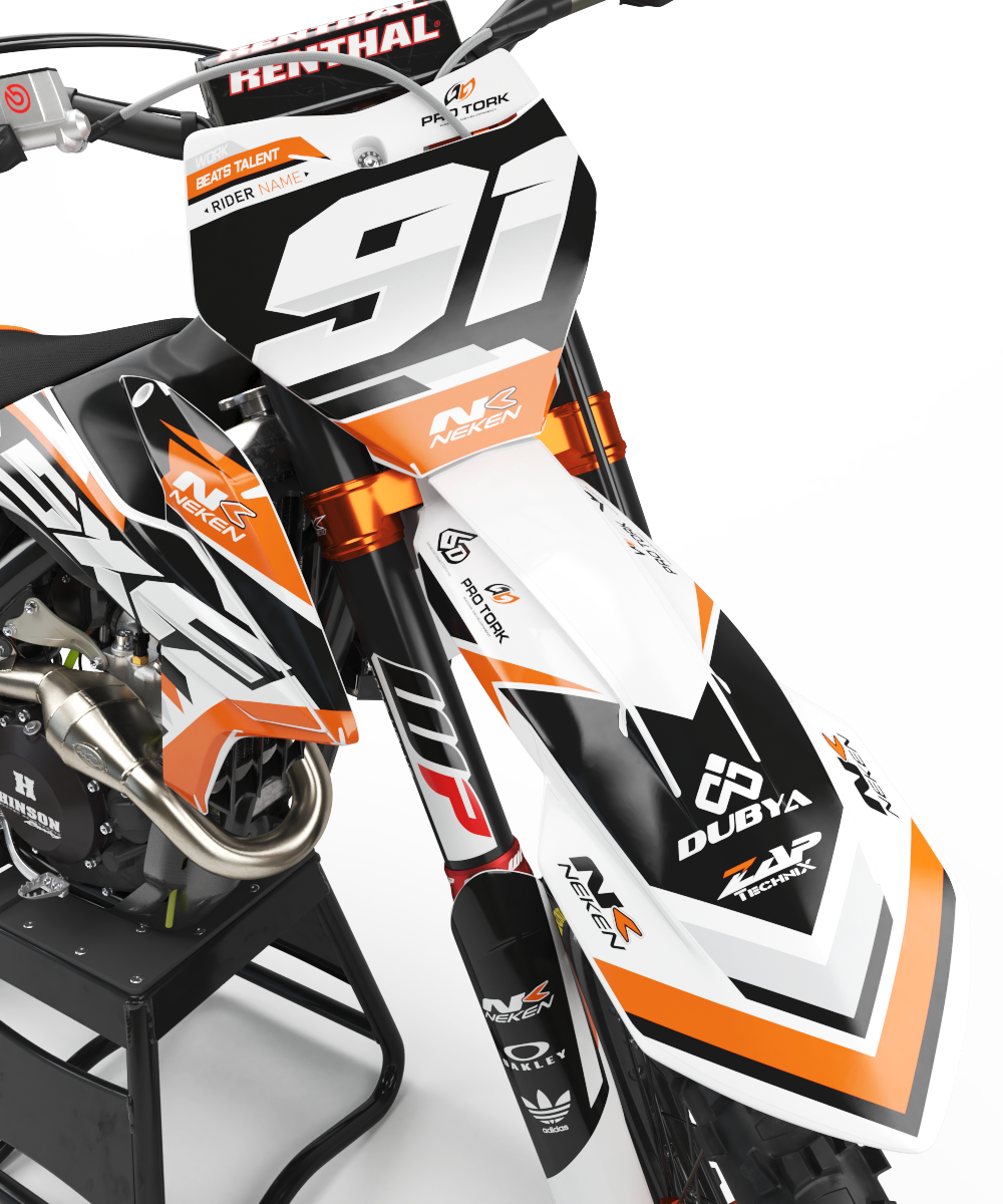KTM Albuquerque Graphics Kit - SX50 SX65 SX85 SX SXF EXC XC EXCF Six Days 125