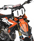 KTM Tectonic Graphics Kit - SX50 SX65 SX85 SX SXF EXC XC EXCF Six Days 125