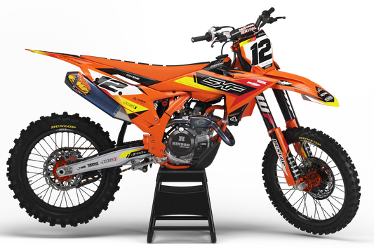 KTM Tirana Graphics Kit - SX50 SX65 SX85 SX SXF EXC XC EXCF Six Days 125+