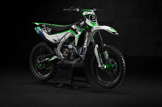 Kawasaki Anchorage Graphics Kit -  KX65 KX85 KLX110 KX125 KX250 KX250F KX450F