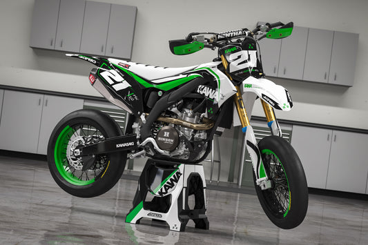 Kawasaki Flow Graphics Kit - KX65 KX85 KLX110 KX125 KX250 KX250F KX450F