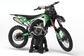 Kawasaki Green Graphics Kit -  KX65 KX85 KLX110 KX125 KX250 KX250F KX450F