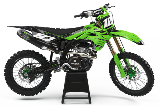 Kawasaki Jakarta Graphics Kit -  KX65 KX85 KLX110 KX125 KX250 KX250F KX450F