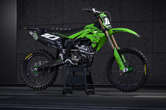 Kawasaki Jakarta Graphics Kit -  KX65 KX85 KLX110 KX125 KX250 KX250F KX450F