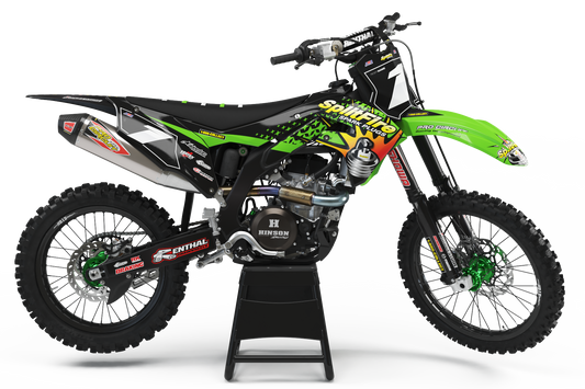 Kawasaki Lancaster Graphics Kit - KX65 KX85 KLX110 KX125 KX250 KX250F KX450F