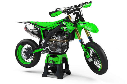 Kawasaki Leasion Graphics Kit - KX65 KX85 KLX110 KX125 KX250 KX250F KX450F