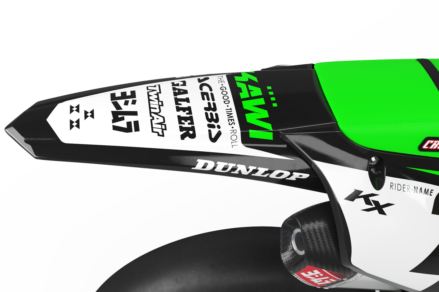 Kawasaki Leasion Graphics Kit - KX65 KX85 KLX110 KX125 KX250 KX250F KX450F