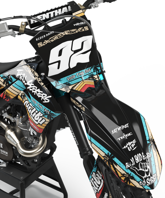 Kawasaki Malibu Graphics Kit -  KX65 KX85 KLX110 KX125 KX250 KX250F KX450F
