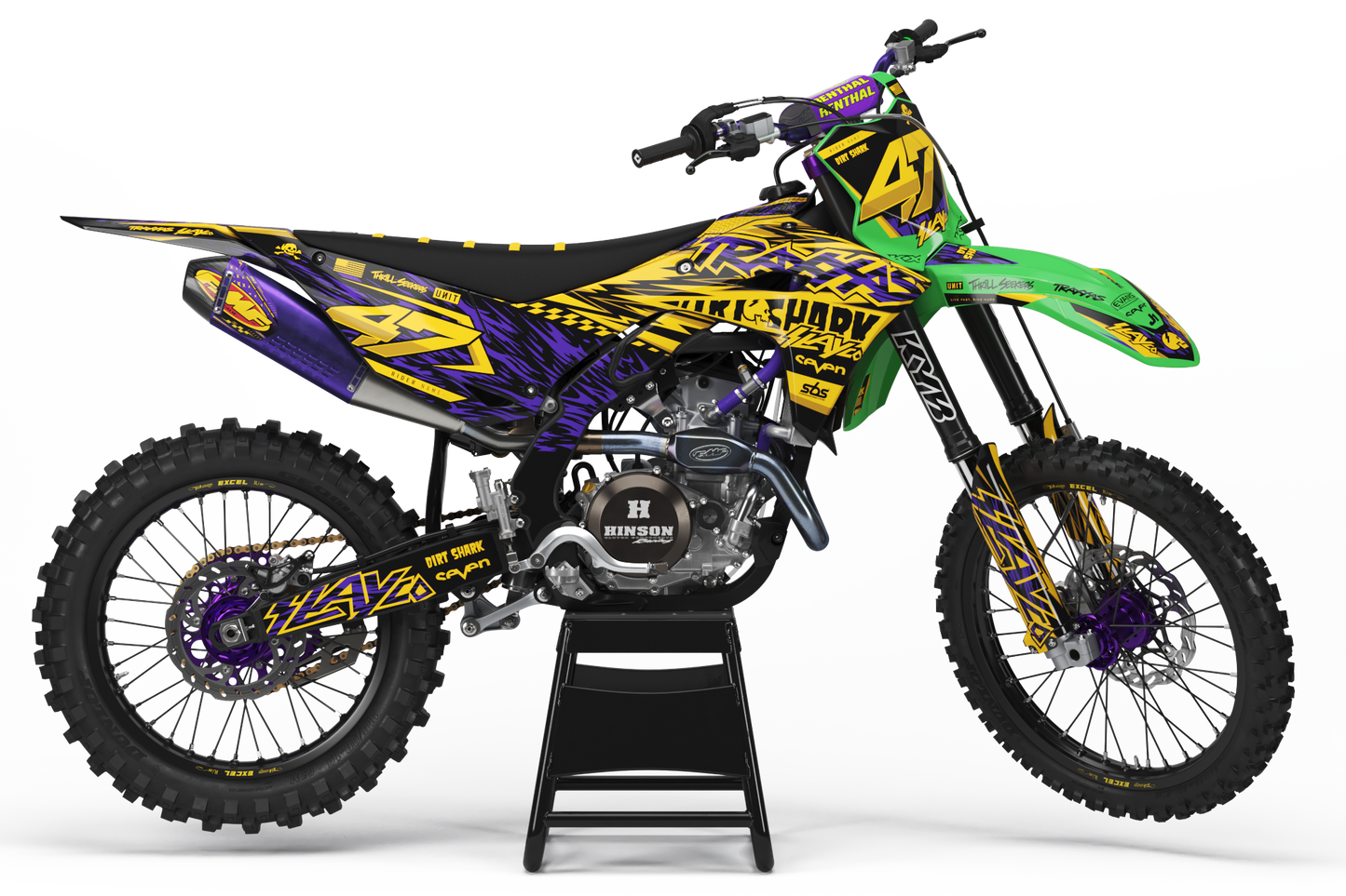 Kawasaki Marrakech Graphics Kit - KX65 KX85 KLX110 KX125 KX250 KX250F KX450F