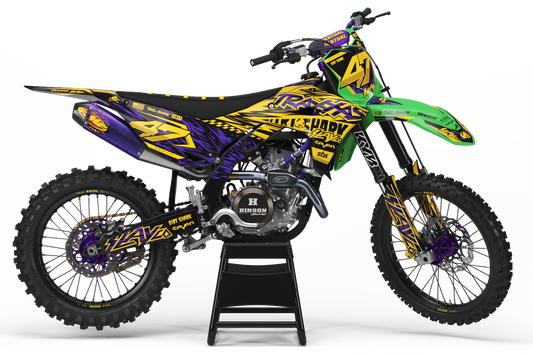 Kawasaki Marrakech Graphics Kit - KX65 KX85 KLX110 KX125 KX250 KX250F KX450F