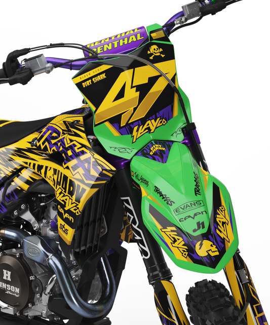 Kawasaki Marrakech Graphics Kit - KX65 KX85 KLX110 KX125 KX250 KX250F KX450F