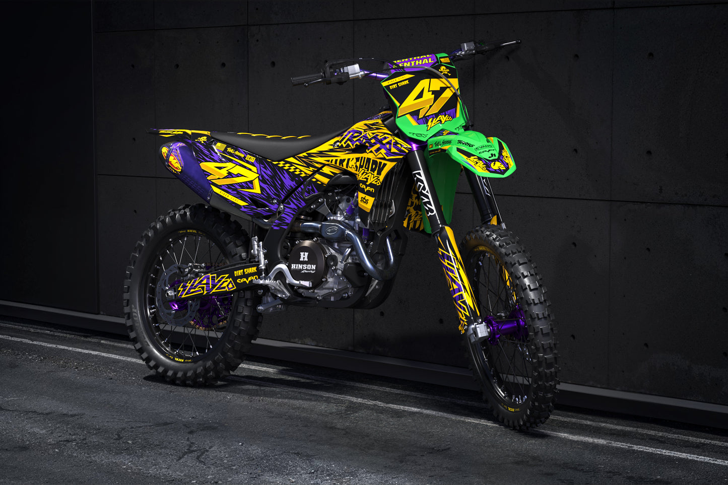 Kawasaki Marrakech Graphics Kit - KX65 KX85 KLX110 KX125 KX250 KX250F KX450F