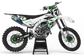 Kawasaki Minneapolis Graphics Kit -  KX65 KX85 KLX110 KX125 KX250 KX250F KX450F