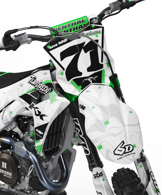 Kawasaki Minneapolis Graphics Kit -  KX65 KX85 KLX110 KX125 KX250 KX250F KX450F