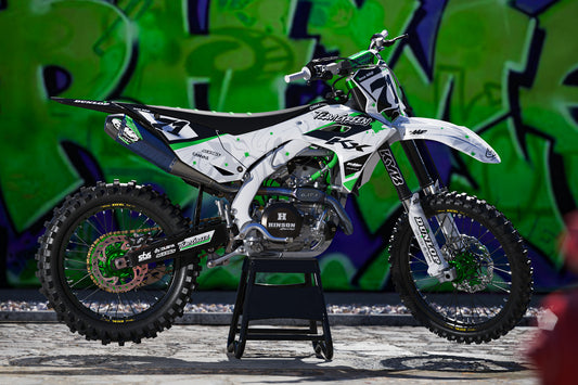 Kawasaki Minneapolis Graphics Kit -  KX65 KX85 KLX110 KX125 KX250 KX250F KX450F
