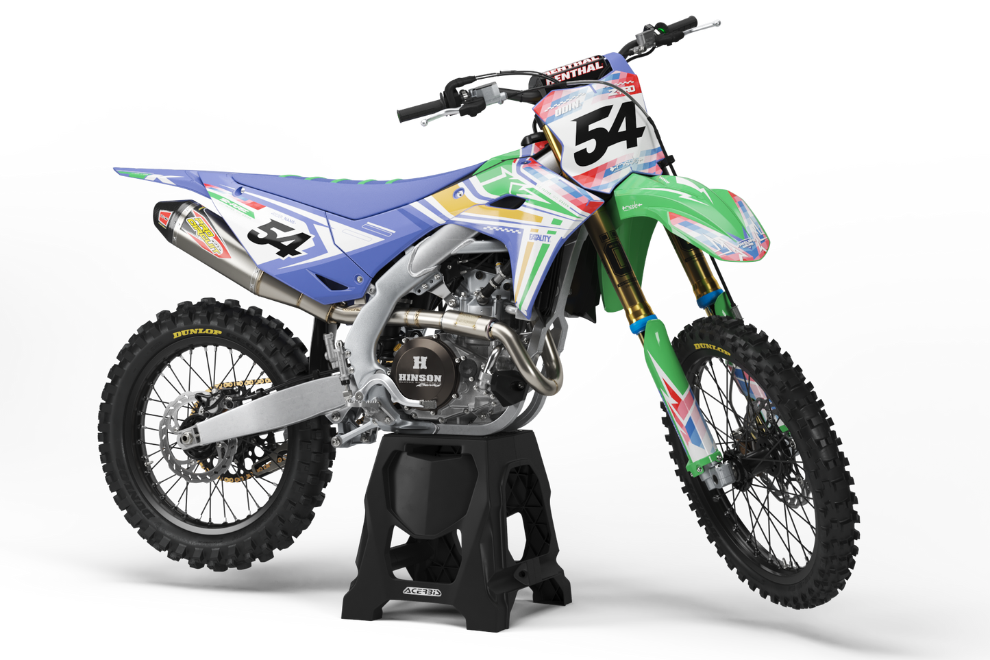 Kawasaki Pastel Graphics Kit -  KX65 KX85 KLX110 KX125 KX250 KX250F KX450F