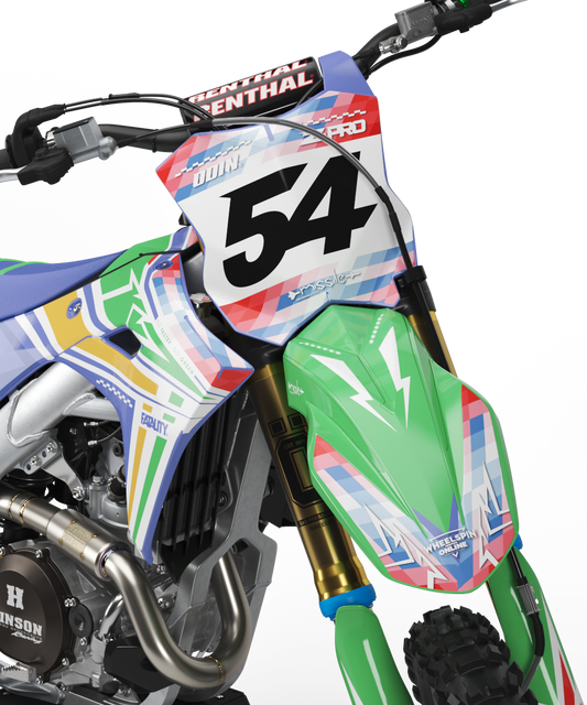 Kawasaki Pastel Graphics Kit -  KX65 KX85 KLX110 KX125 KX250 KX250F KX450F