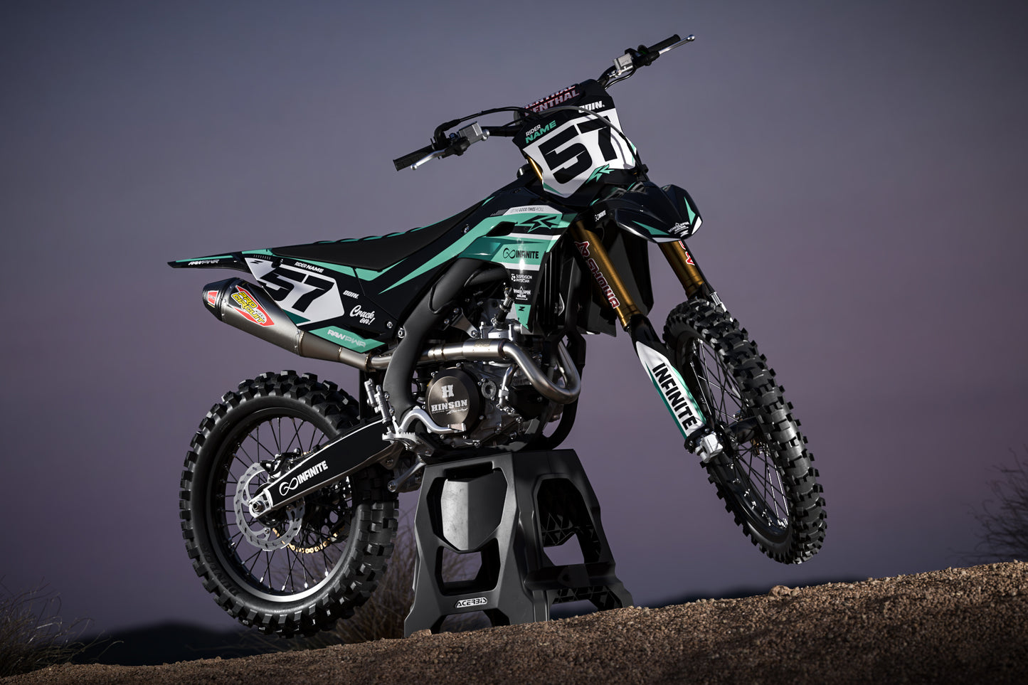 Kawasaki Rapid Graphics Kit - KX65 KX85 KLX110 KX125 KX250 KX250F KX450F